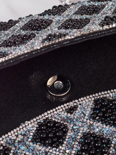 Royalfashion Малка дамска чанта, украсена със zirconia и перли