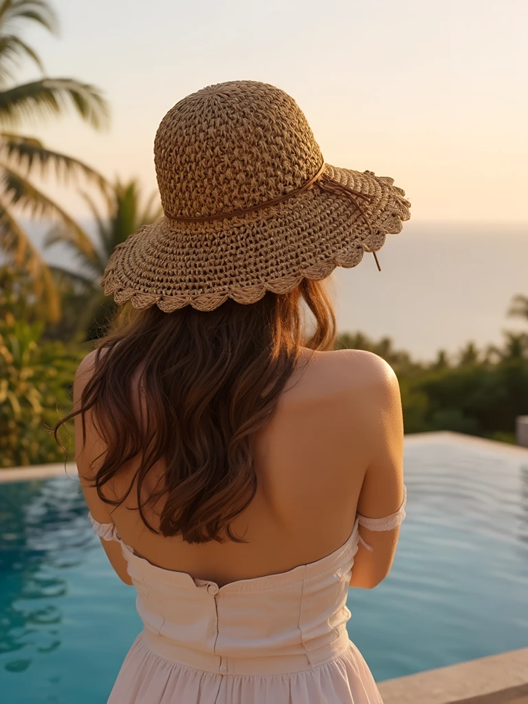 Royalfashion Дамска сламена шапка Whisper Bow