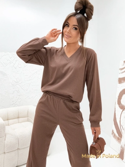 Памучен дамски плетен комплект Shadow Line