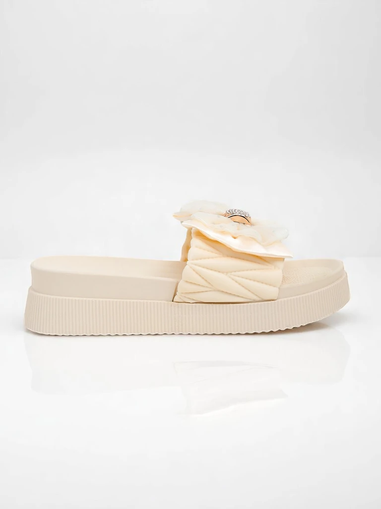 Royalfashion Дамски чехли на платформа с панделка Sento Pace