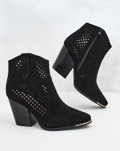 Royalfashion Дамски ажурни ботуши Tonnet