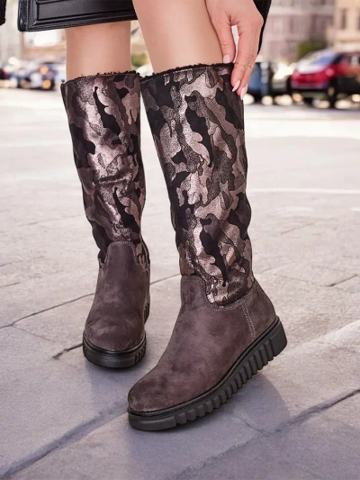 Royalfashion Женски ботуши до коленете Молис