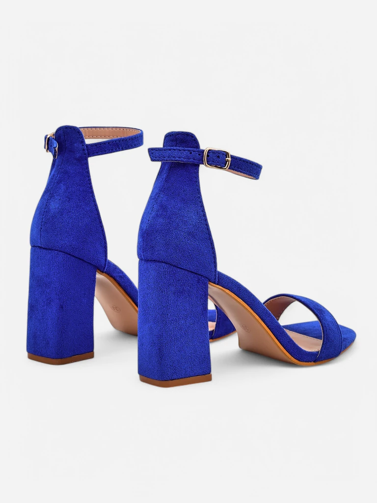 Royalfashion Жени обувки от еко-сукно сандали Qwadrat