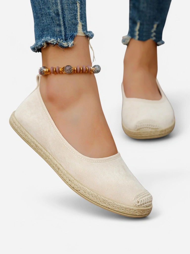 Royalfashion Женски еко велур еспадрили Aroles