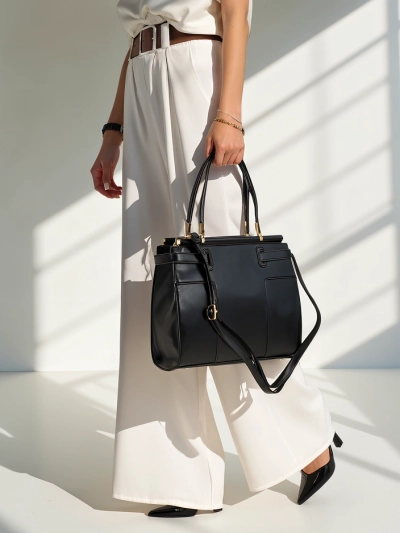 Royalfashion Елегантна дамска чанта с голям размер