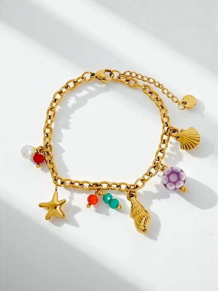 Огърлица Solaria Lunae Aurelia – с талисмани слънце и луна