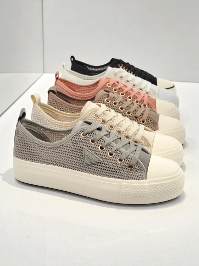 Дамски кецове Callista Mesh Light Grey – комфорт и стил за лятото и есента