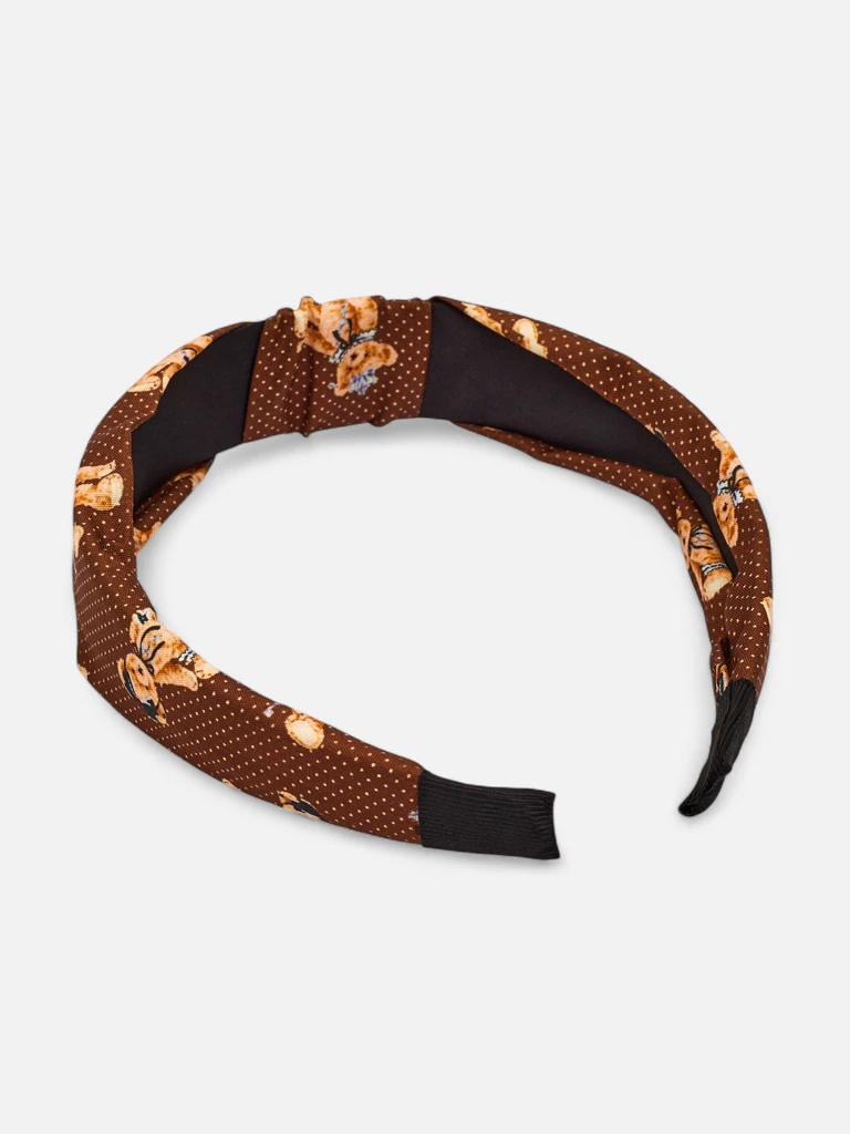 Royalfashion Лента за коса с плитка на точки и мечета