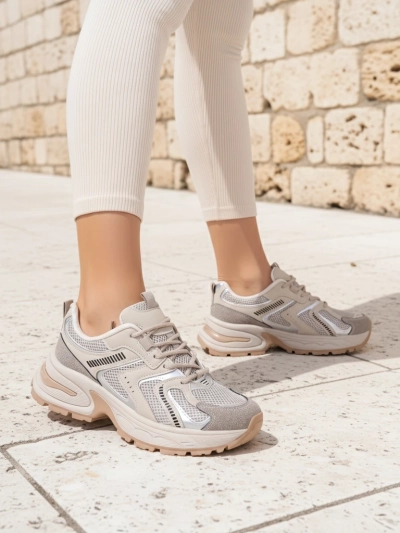 Aurelia Luna дамски сникърси Royalfashion връзки екрю