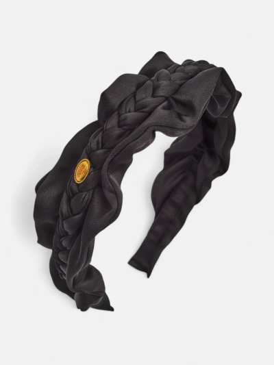 Royalfashion Лента за коса с плитка и набирания