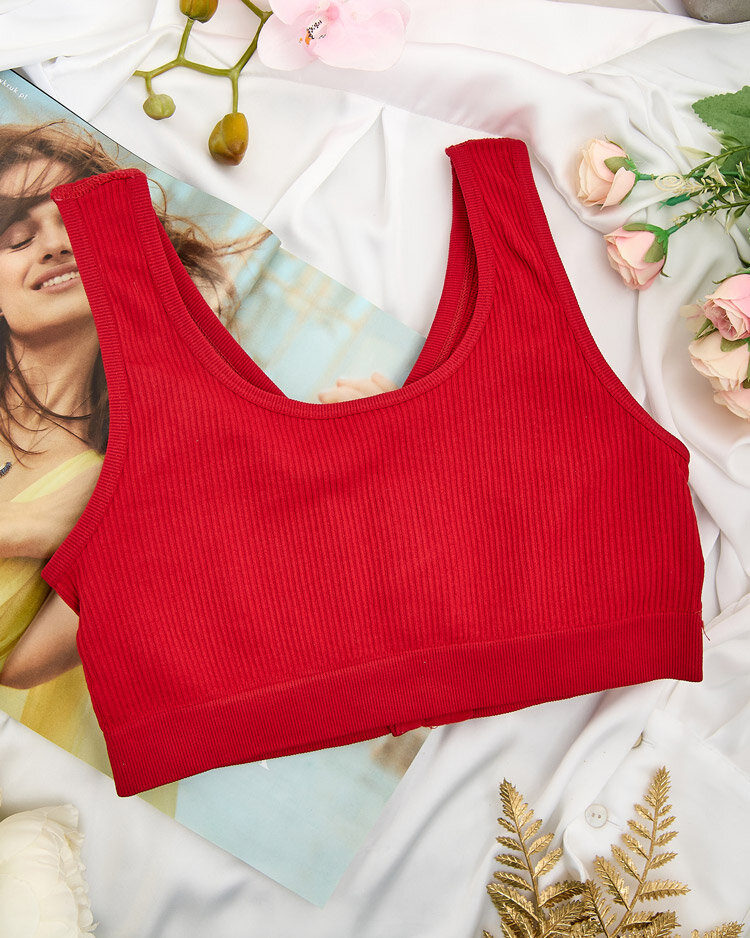 Royalfashion Дамски спортен сутиен с ребра