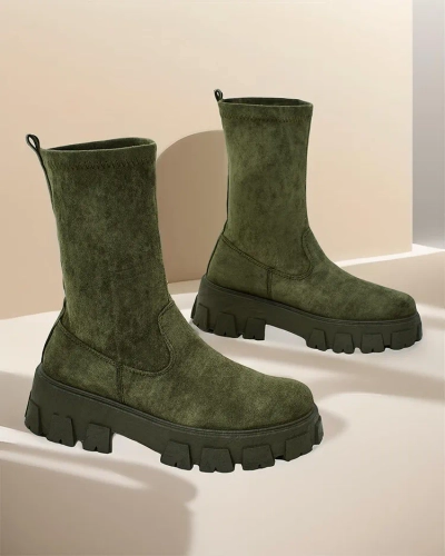 Дамски платформени ботуши Royalfashion Firo