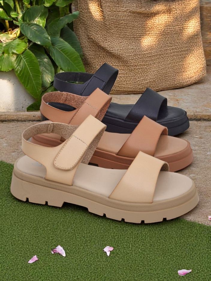 Royalfashion Дамски сандали с по-дебела подметка Otvanna