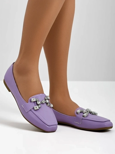 Royalfashion Дамски мокасини с кристали Lecilla