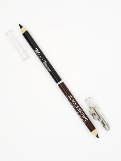 Двуцветен молив за вежди с острилка Brow Duo Shade