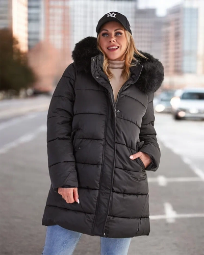 Royalfashion Дамско ватирано зимно яке