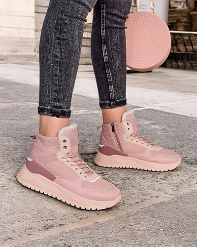 Royalfashion изолирани женски маратонки с козина Retodaf