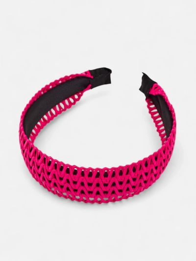 Royalfashion Дамска ажурна плетена лента за глава