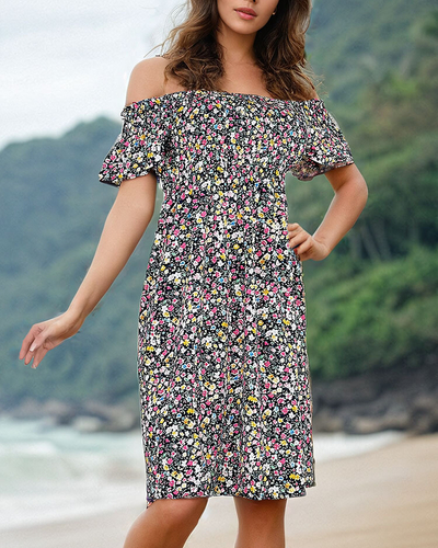 Royalfashion Дамска мини рокля a'la hiszpanka