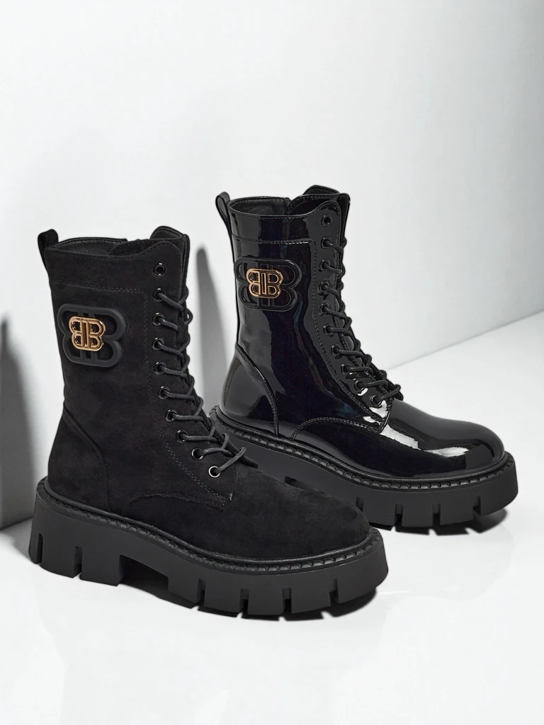 Royalfashion Дамски боти тип работнически Milloze