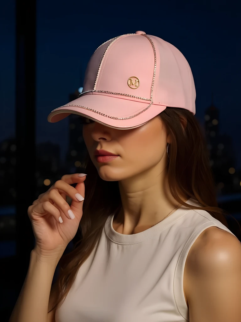 Royalfashion Шапка с камъни ShineCap