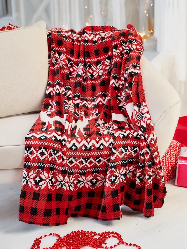 Рождественски плед Royalfashion 200x220