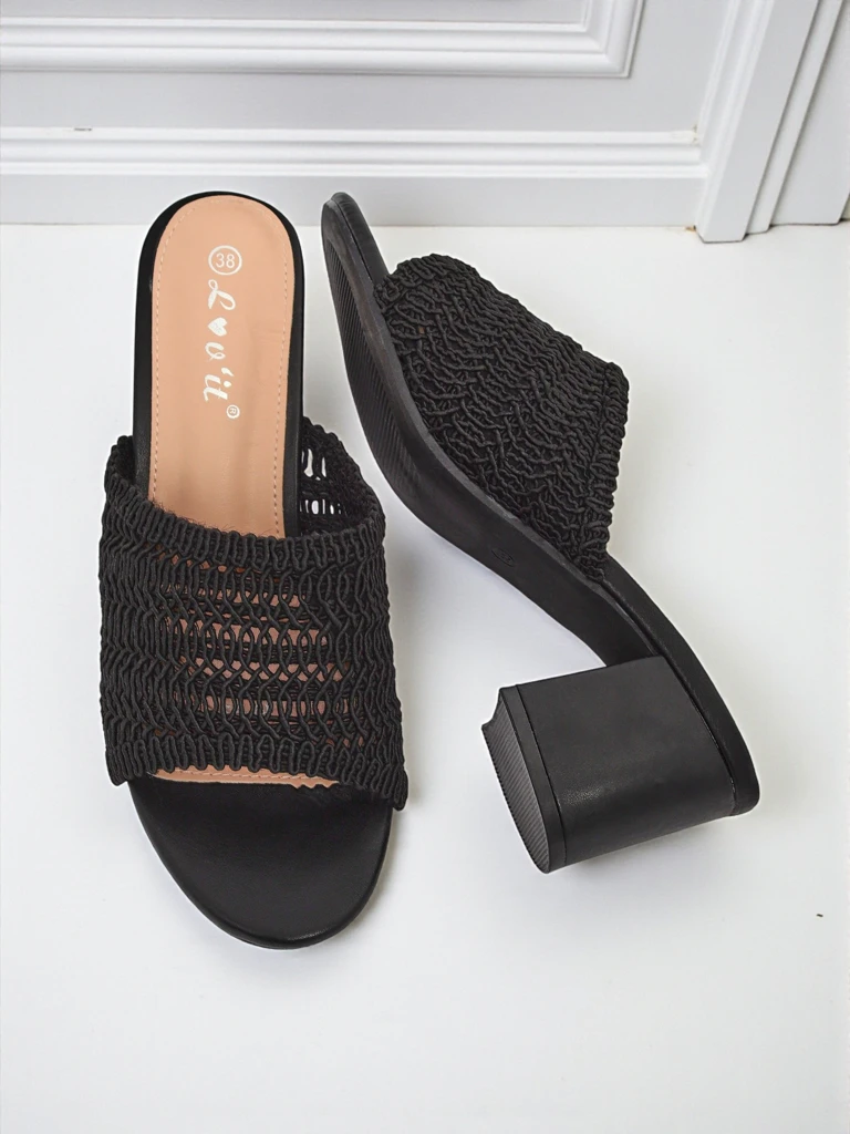 Royalfashion Дамски чехли на ток Sole Bloom