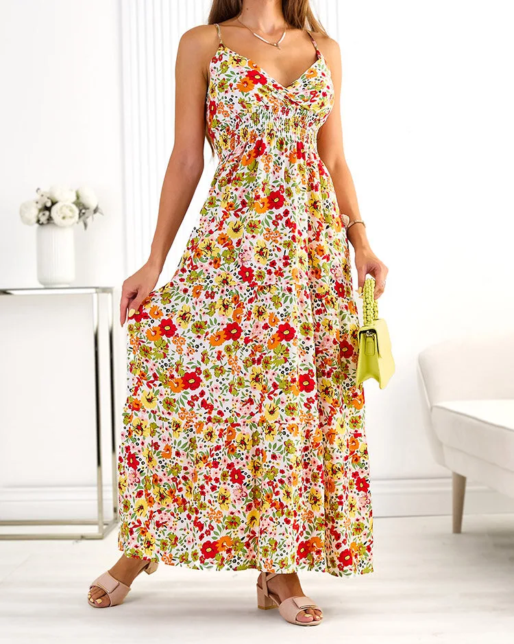 Royalfashion Памучна дамска миди рокля