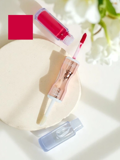 Червило и безцветен гланц за устни 2-в-1 See Fuchsia