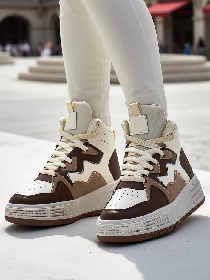 Royalfashion Високи дамски спортни обувки Quiedy