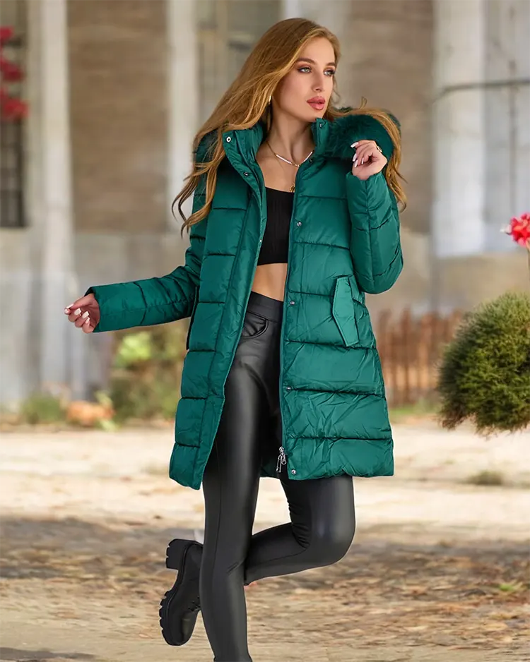 Royalfashion Дамско ватирано зимно яке