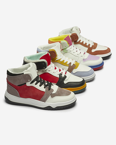 Дамски спортни маратонки в бяло и мента Aopp- Footwear