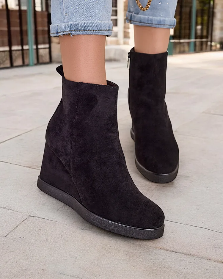 Дамски ботуши на киле Royalfashion Sierra