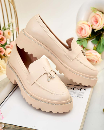 Royalfashion Дамски мокасини с циркони Ali