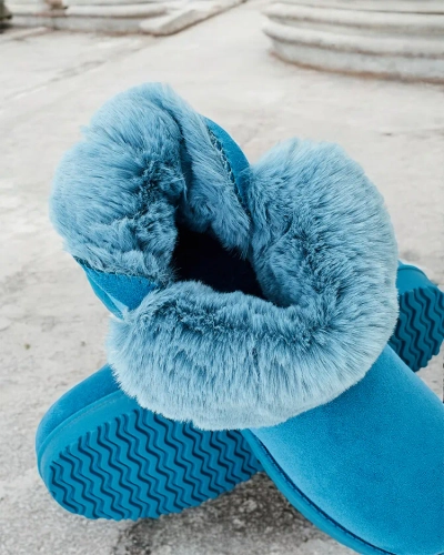 Royalfashion Дамски къси ботуши a'la snow boots Malla