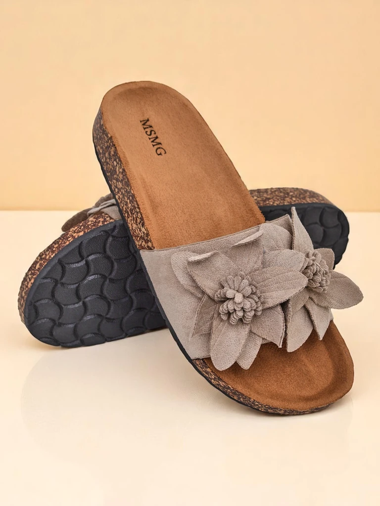 Royalfashion Дамски слипони с цветя Foules