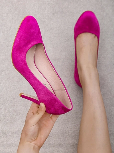 Royalfashion дамски помпи от еко велур Caldeno