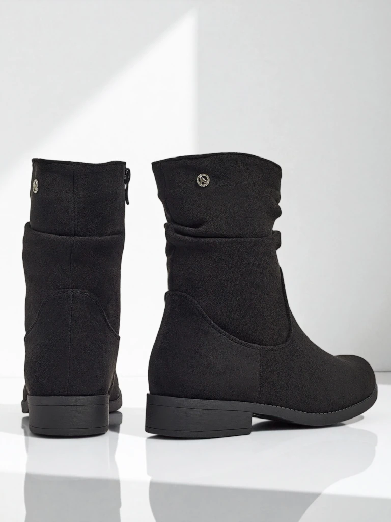 Високи дамски еко велурени боти Norvia