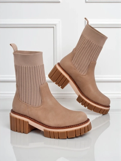 Дамски боти на ток от екологична кожа Ivy Storm