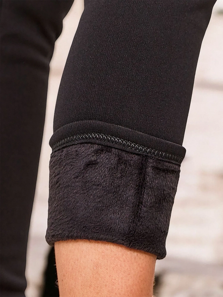 Royalfashion Дамски изолирани панталони с гети PLUS SIZE