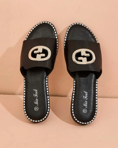 Royalfashion Дамски джапанки Fim с плоска подметка