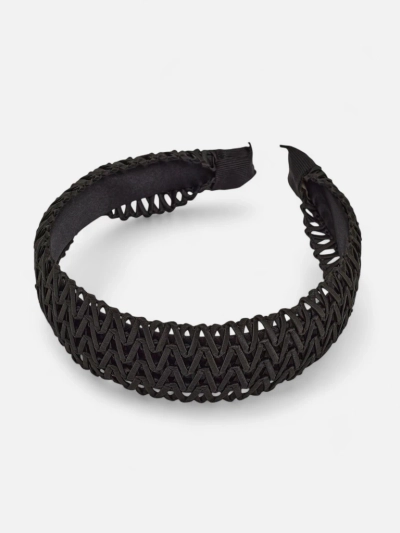 Royalfashion Дамска ажурна плетена лента за глава