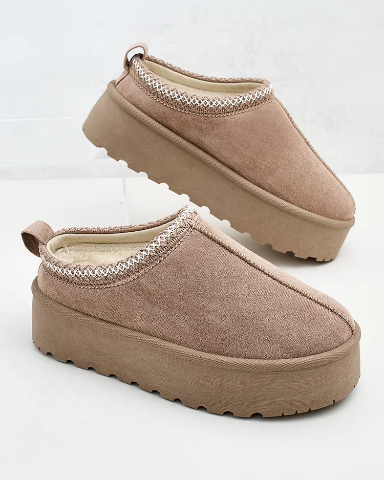 Royalfashion Дамски къси ботуши Zommy a'la snow boots