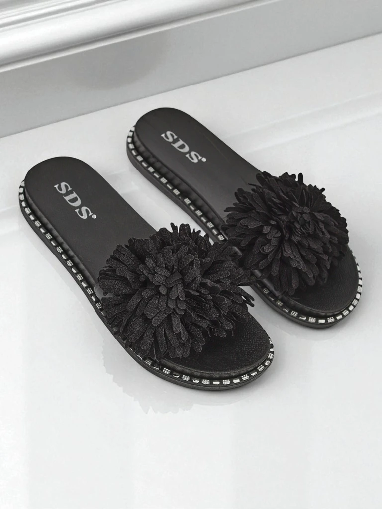 Royalfashion Дамски чехли на плоска подметка Flora Blide