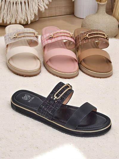 Royalfashion Дамски чехли с равна подметка Mamma