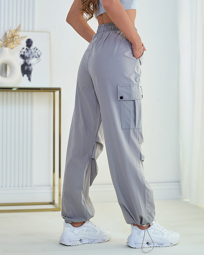 Royalfashion Дамски бойни панталони от плат