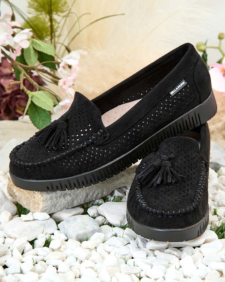 Royalfashion Дамски ажурни мокасини Molaffa