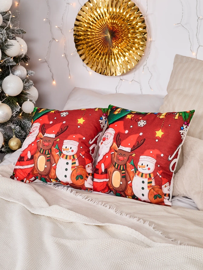 Royalfashion Декоративен калъф за възглавница за Коледа