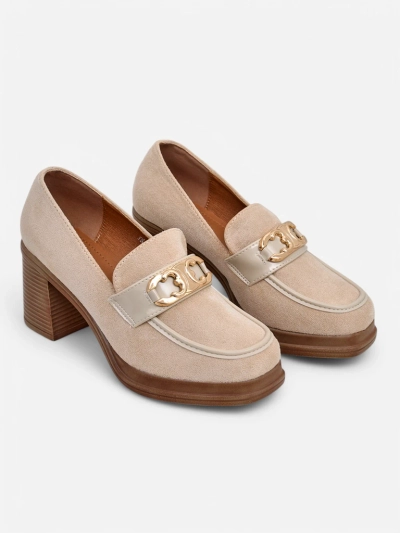 Royalfashion Женски мокасини на блок ток Qeroy