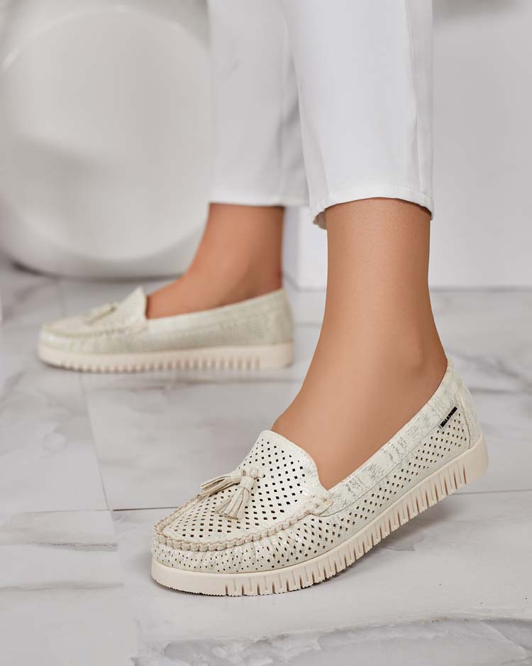 Royalfashion Дамски ажурни мокасини Molaffa